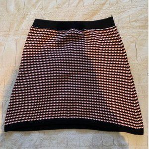 Zara Knit Mini Skirt Patterned